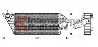 VAN WEZEL 43004298 -  Интеркулер